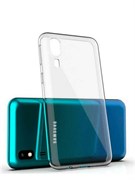 Накладка ультратонкая "Lux" 1 мм для Samsung Galaxy A31 (цвет=прозрачный)