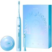 Электрическая зубная щетка Soocas Electric Toothbrush (X3 Pro) (Футляр c функцией UVC стерилизации + 2 насадки), синяя