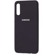 Чехол Silicone Case Full для Samsung Galaxy A01/M01 (цвет=05 черный)
